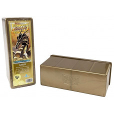 Коробочка Dragon Shield - с 4 секциями золотая 300+